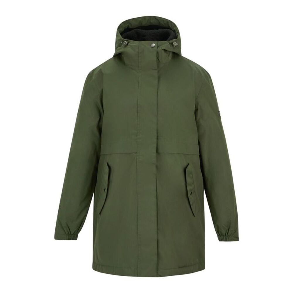 Regatta Womens/Ladies Brielly Waterproof Jacket / Dark Khaki/Black